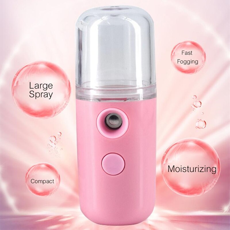 Mini vaporisateur facial rechargeable par USB