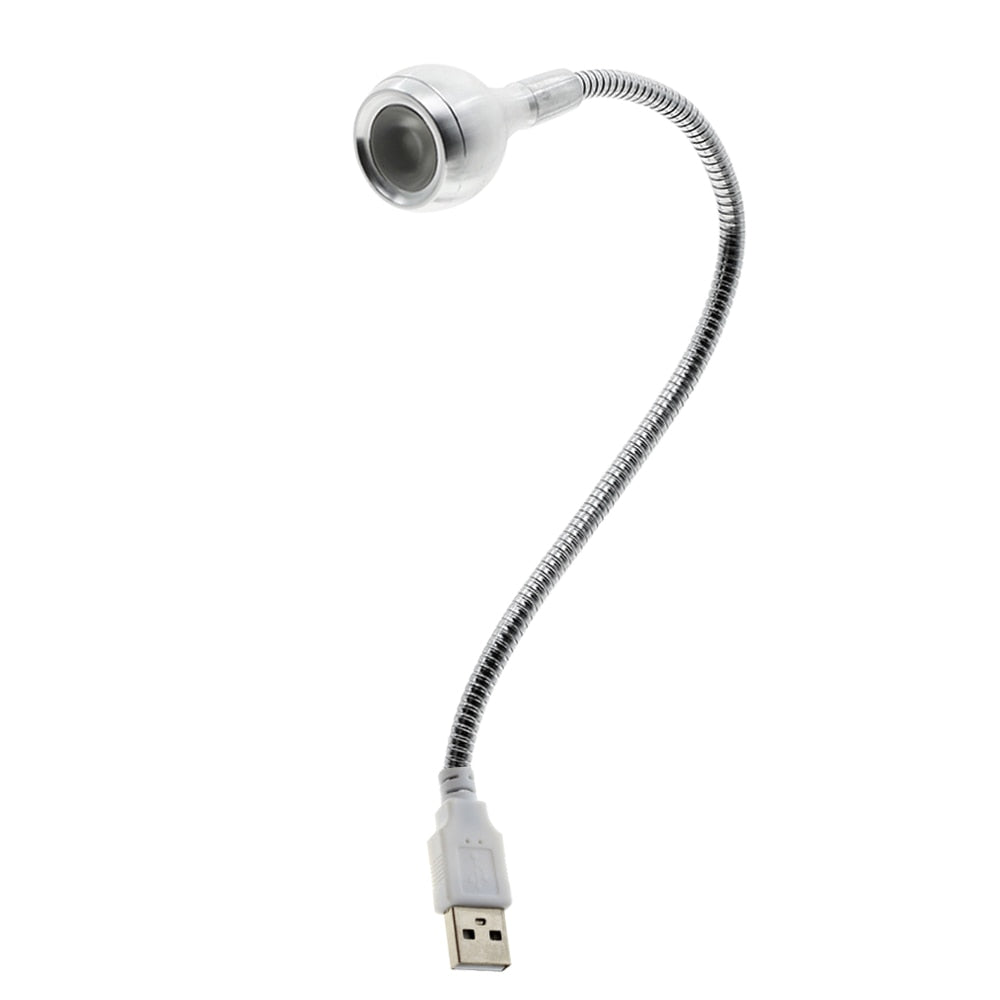 Lampe de bureau LED avec clip 1W Lampe de lecture LED flexible Alimentation USB Veilleuses LED