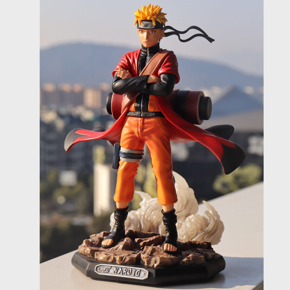 Uzumaki Naruto Naruto Sage Action Anime Chiffres PVC Jouets Shippuden Collector Figurine Uchiha Sasuke Brinquedos Modèle Poupée Figma