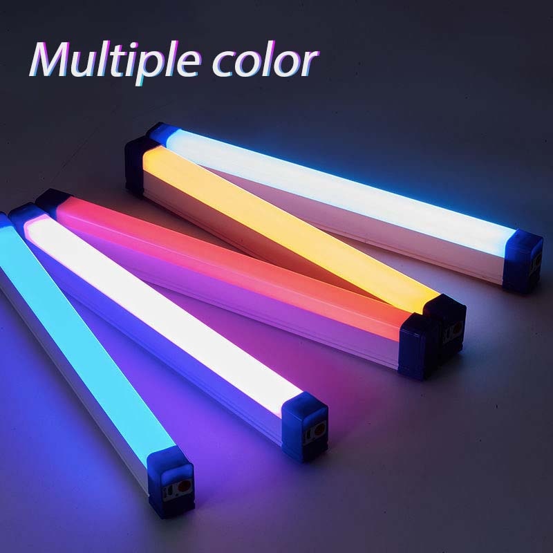 De poche lumière de remplissage LED vidéo lumière baguette bâton photographie lampe USB batterie rechargeable Flash lumière baguette colorée Selfie lampe