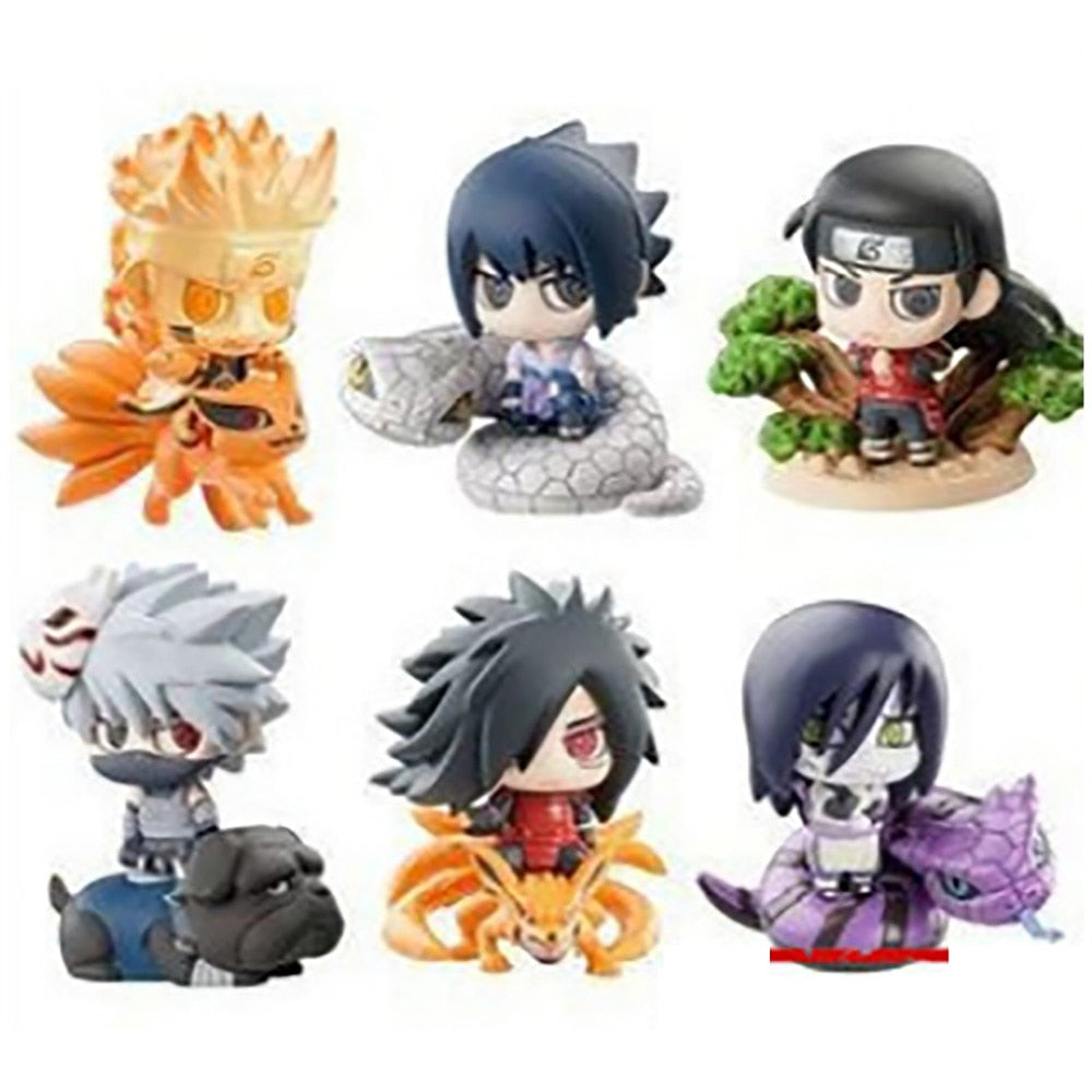 Naruto Shippuden Anime Modèle Figurine Sasuke Gaara POP Figurine PVC Statue Collection Jouet Décoration Poupée Cadeaux faits à la main