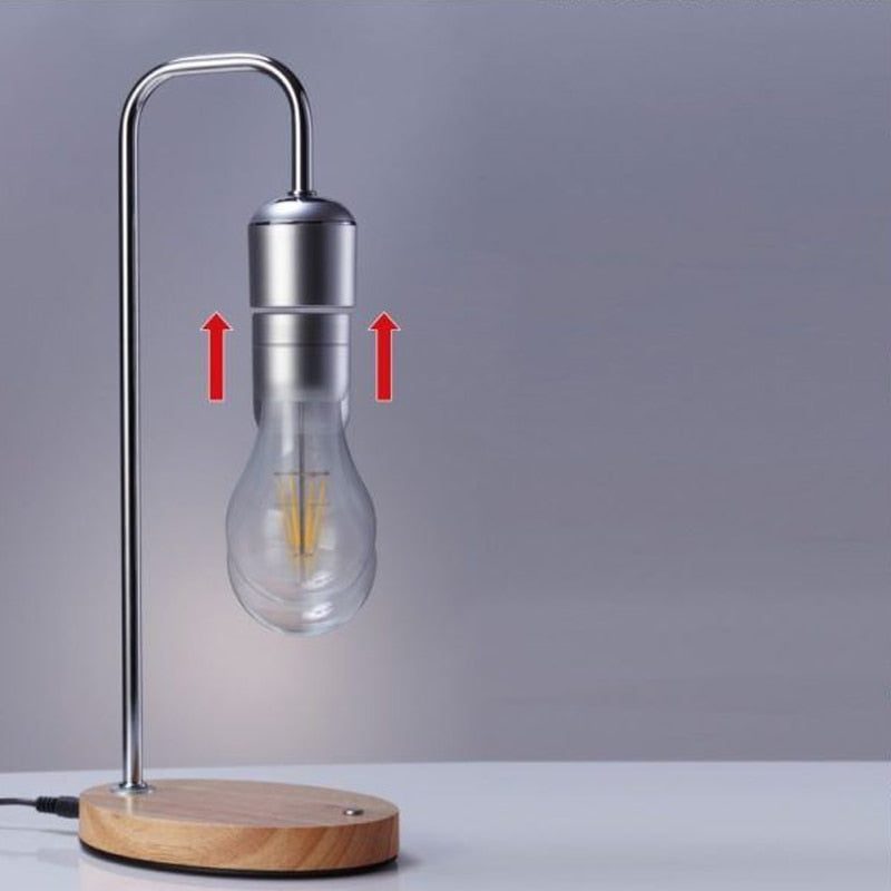 Lampe à lévitation magnétique créativité ampoule LED flottante pour cadeau d'anniversaire lampe lumineuse pour chambre décoration de bureau à domicile