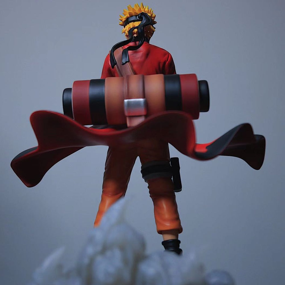 Uzumaki Naruto Naruto Sage Action Anime Chiffres PVC Jouets Shippuden Collector Figurine Uchiha Sasuke Brinquedos Modèle Poupée Figma