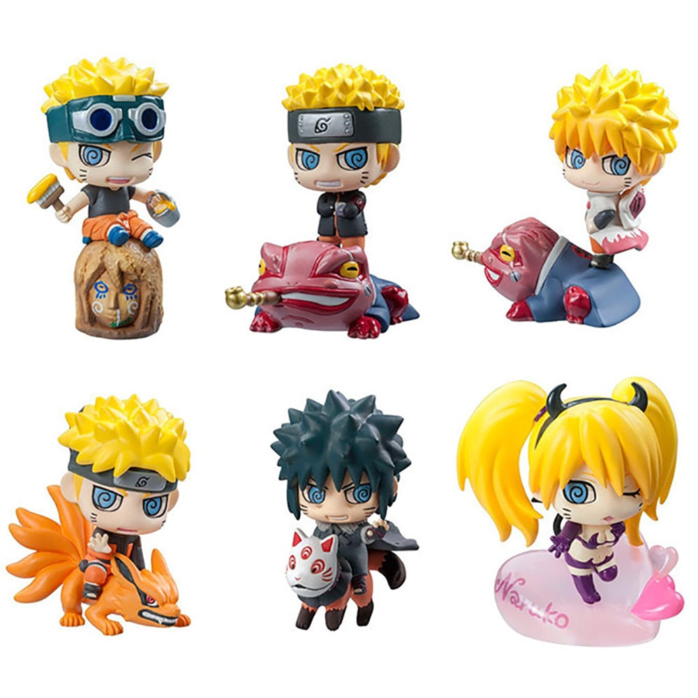 Naruto Shippuden Anime Modèle Figurine Sasuke Gaara POP Figurine PVC Statue Collection Jouet Décoration Poupée Cadeaux faits à la main