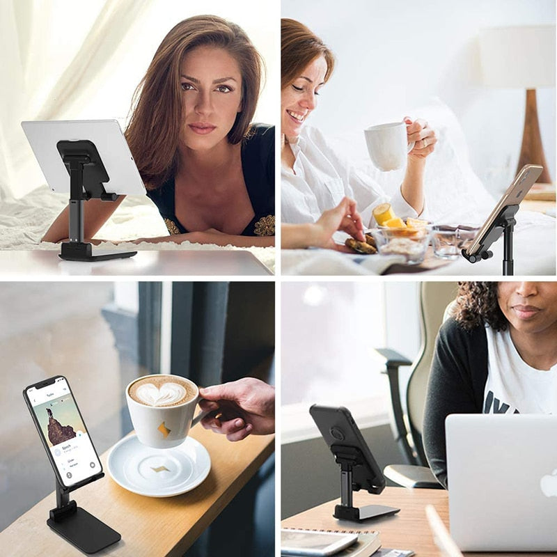 Support de tablette de bureau universel cellule de Table pliable étendre Support bureau support de téléphone portable Support pour iPhone iPad Xiaomi