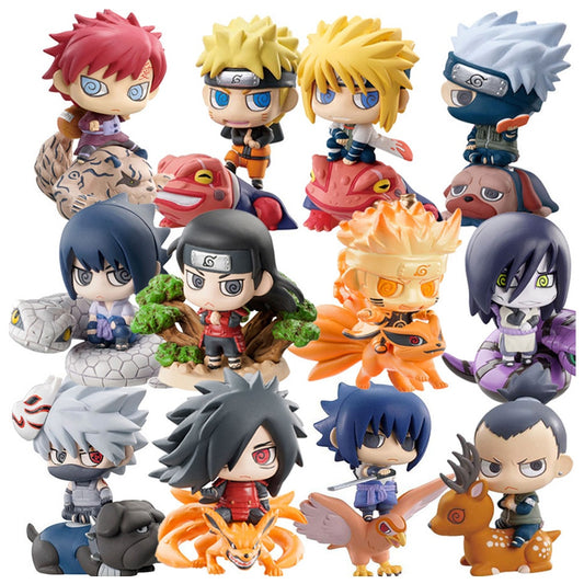 Naruto Shippuden Anime Modèle Figurine Sasuke Gaara POP Figurine PVC Statue Collection Jouet Décoration Poupée Cadeaux faits à la main