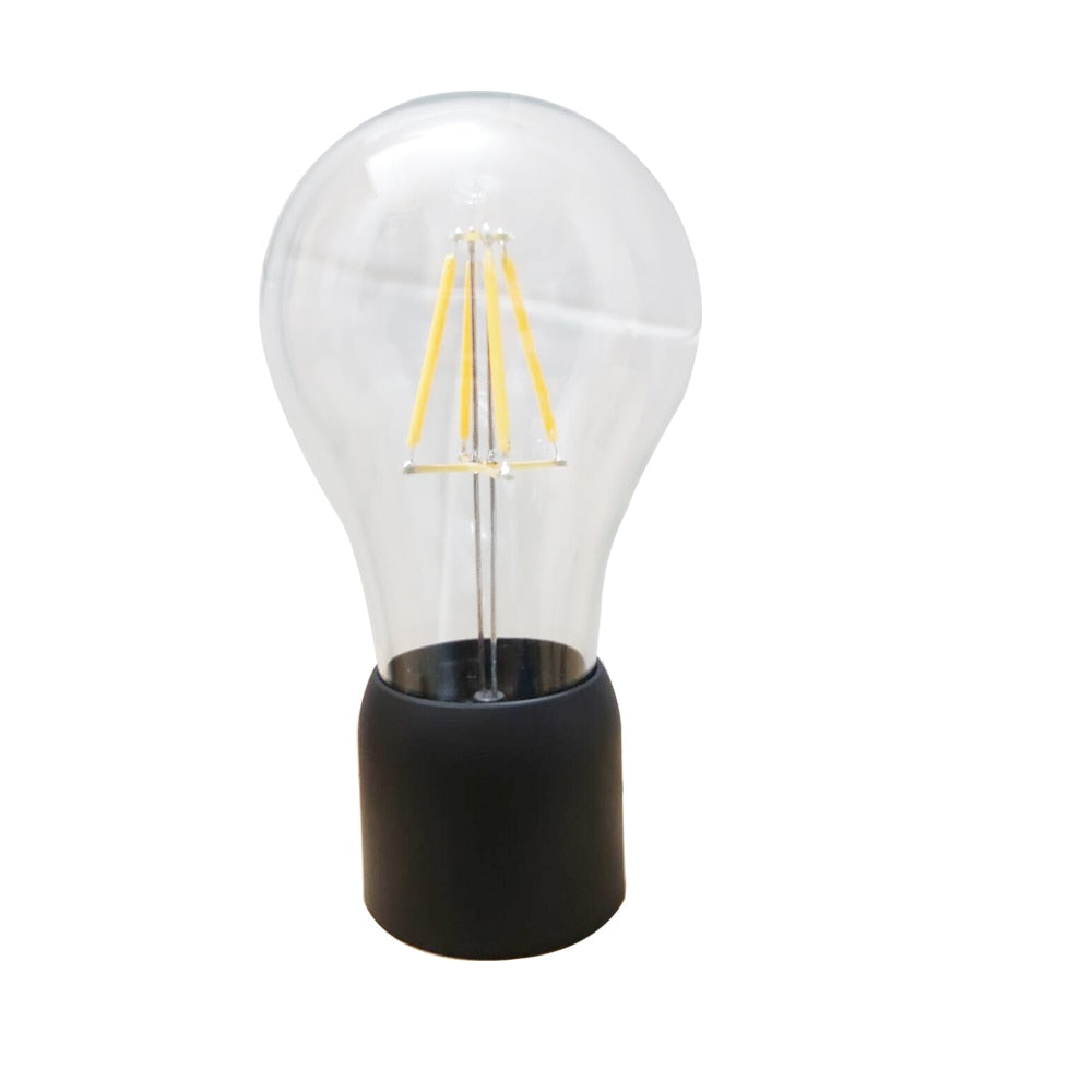 Lampe à lévitation magnétique créativité ampoule LED flottante pour cadeau d'anniversaire lampe lumineuse pour chambre décoration de bureau à domicile