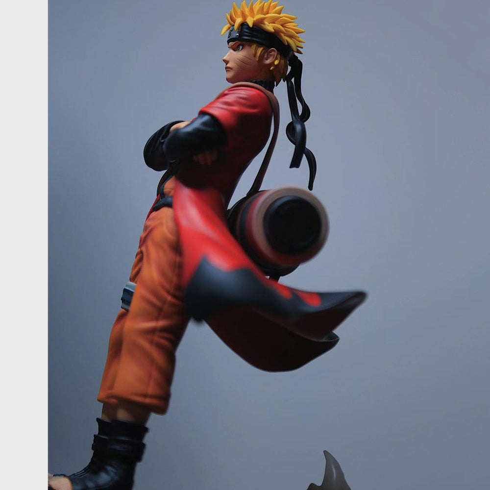 Uzumaki Naruto Naruto Sage Action Anime Chiffres PVC Jouets Shippuden Collector Figurine Uchiha Sasuke Brinquedos Modèle Poupée Figma