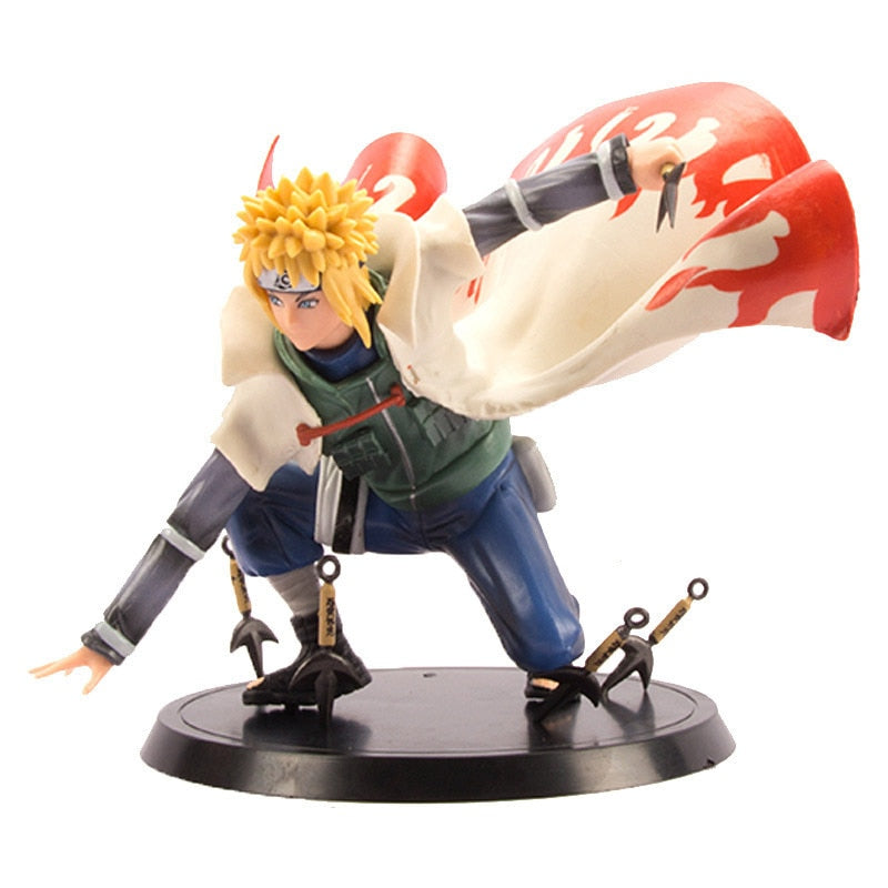 140mm Naruto 4th Génération Ninja Minato Pvc Figurine Statue Anime Ninja Shippuden Namikaze Minato Figurine Modèle Jouet