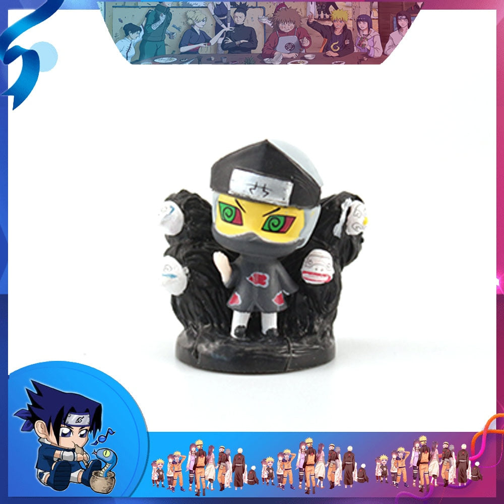 Naruto Shippuden Anime Modèle Figurine Sasuke Gaara POP Figurine PVC Statue Collection Jouet Décoration Poupée Cadeaux faits à la main