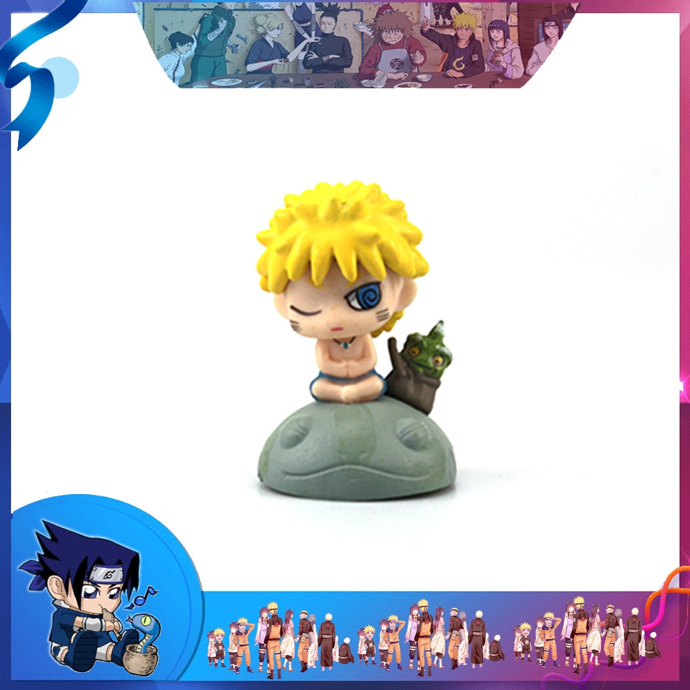 Naruto Shippuden Anime Modèle Figurine Sasuke Gaara POP Figurine PVC Statue Collection Jouet Décoration Poupée Cadeaux faits à la main