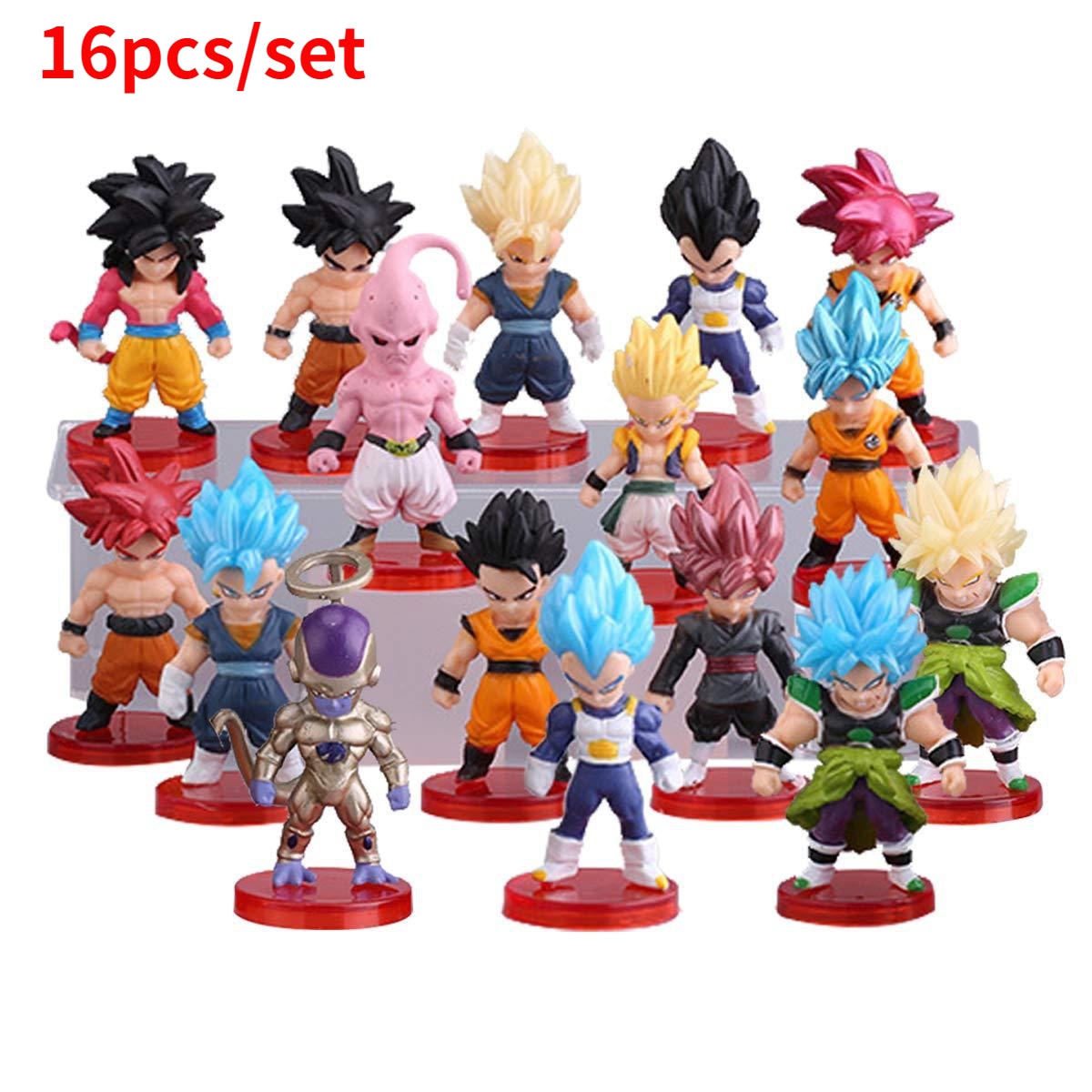 Dragon Ball Super Son Goku Vegeta Broly Buu Action Figure Dragon Ball Figure Set Anime Figurines Ultra Instinct Modèle Cadeaux Jouets