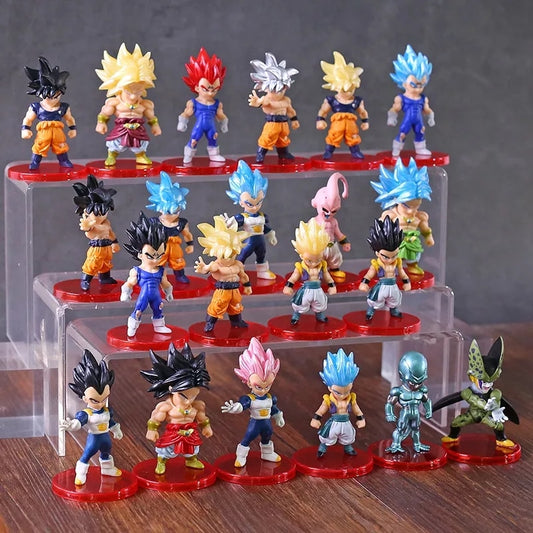 Dragon Ball Super Son Goku Vegeta Broly Buu Action Figure Dragon Ball Figure Set Anime Figurines Ultra Instinct Modèle Cadeaux Jouets