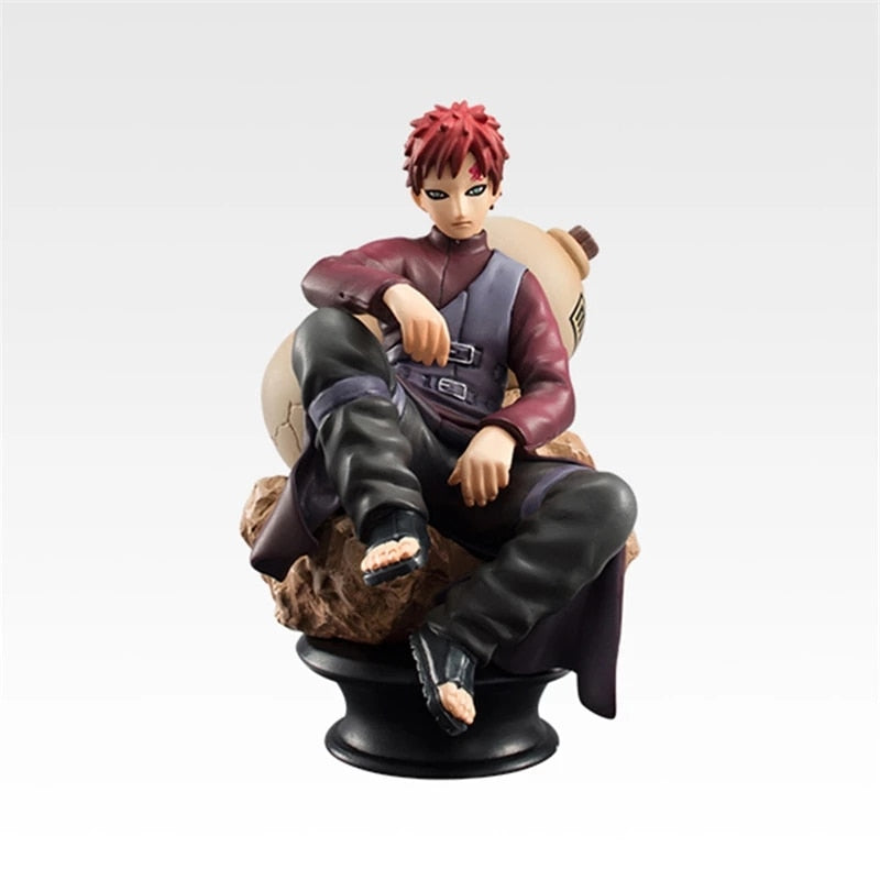 6 pièces/ensemble Chess Naruto Sakura Action Figures Uchiha Gaara Kakashi modèle PVC Anime Figurines pour décoration