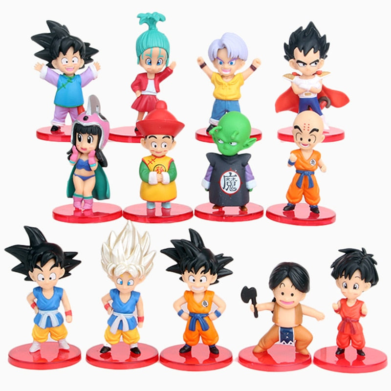 Dragon Ball Super Son Goku Vegeta Broly Buu Action Figure Dragon Ball Figure Set Anime Figurines Ultra Instinct Modèle Cadeaux Jouets