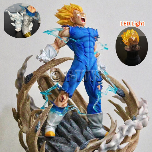 Anime Dragon Ball Z GK Vegeta Figure Autodestruction Majin Vegeta Figurine 27CM PVC Figurines Collection Modèle Jouets Cadeaux