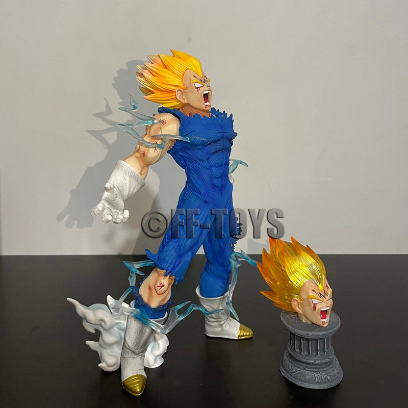 Anime Dragon Ball Z Gk Vegeta Figure Majin Vegeta Figurine 28cm avec Base  Pvc Statue Action Figures Collection Modèle Jouets Cadeaux