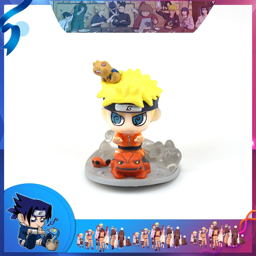 Naruto Shippuden Anime Modèle Figurine Sasuke Gaara POP Figurine PVC Statue Collection Jouet Décoration Poupée Cadeaux faits à la main