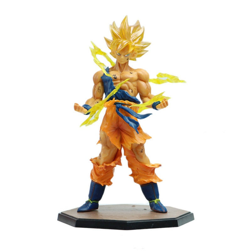 16 cm Son Goku Super Saiyan Figure Anime Dragon Ball Goku DBZ Action Figure Modèle Cadeaux Figurines À Collectionner pour Enfants