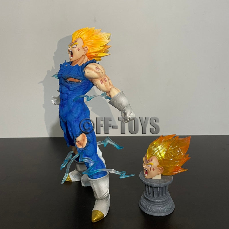 Anime Dragon Ball Z GK Vegeta Figure Autodestruction Majin Vegeta Figurine 27CM PVC Figurines Collection Modèle Jouets Cadeaux