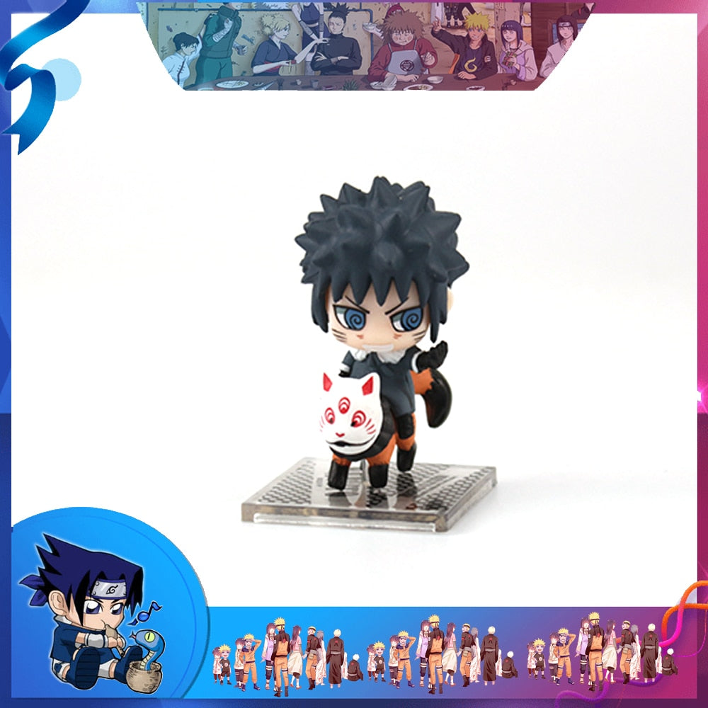 Naruto Shippuden Anime Modèle Figurine Sasuke Gaara POP Figurine PVC Statue Collection Jouet Décoration Poupée Cadeaux faits à la main