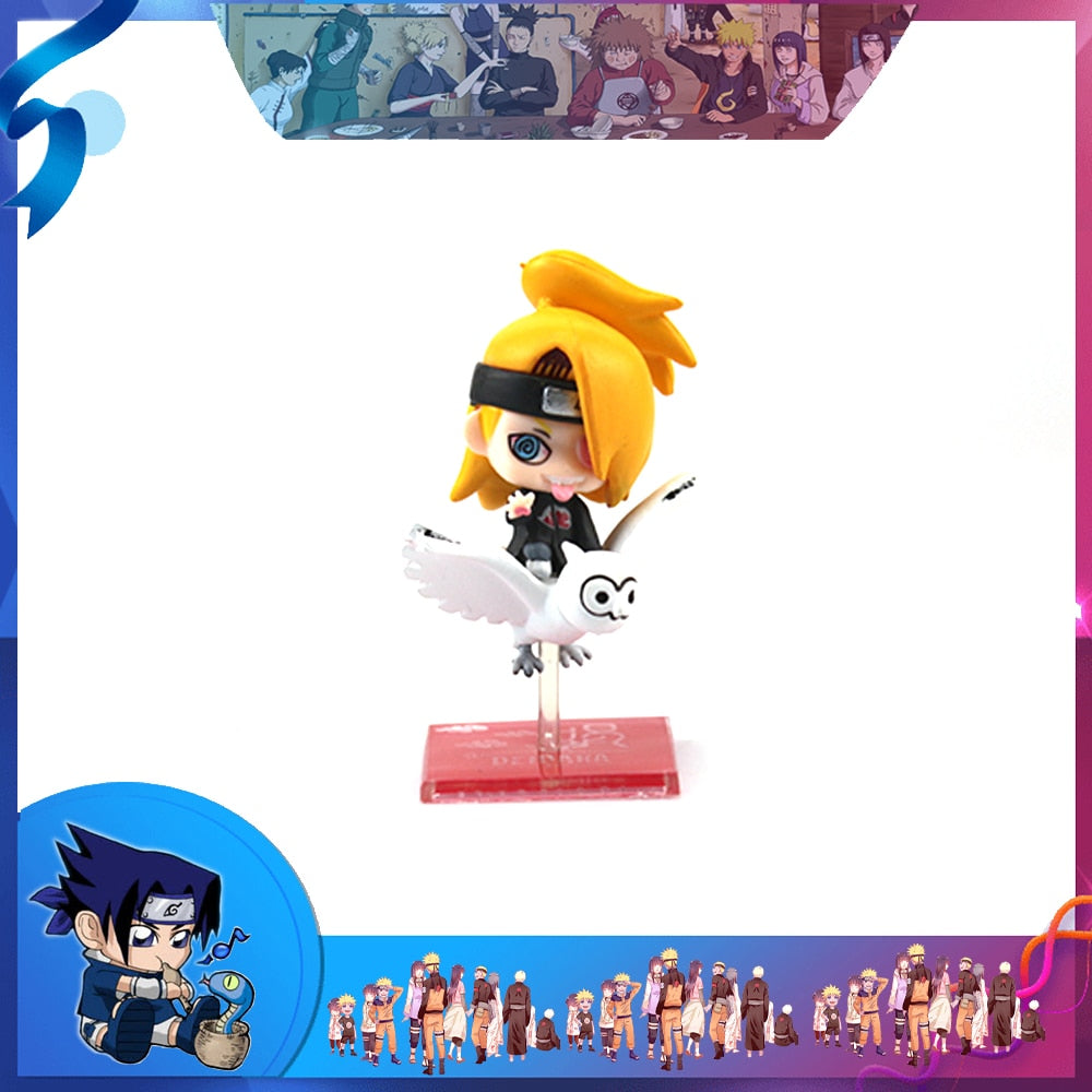 Naruto Shippuden Anime Modèle Figurine Sasuke Gaara POP Figurine PVC Statue Collection Jouet Décoration Poupée Cadeaux faits à la main