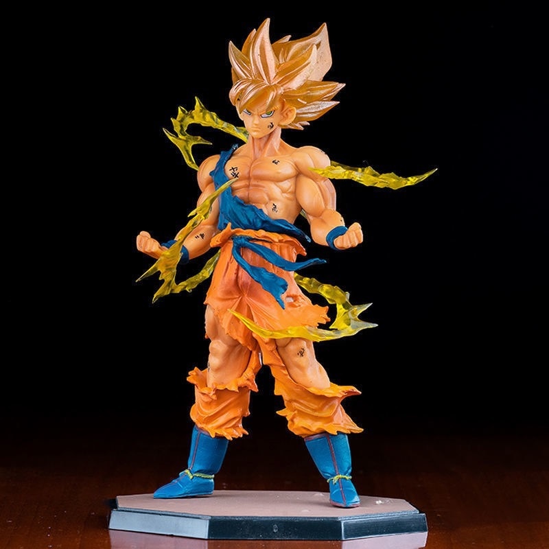 16 cm Son Goku Super Saiyan Figure Anime Dragon Ball Goku DBZ Action Figure Modèle Cadeaux Figurines À Collectionner pour Enfants